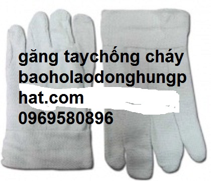 Găng tay chống cháy , a mi ăng  chịu nhiệt tốt xuất xứ =Trung Quốc 