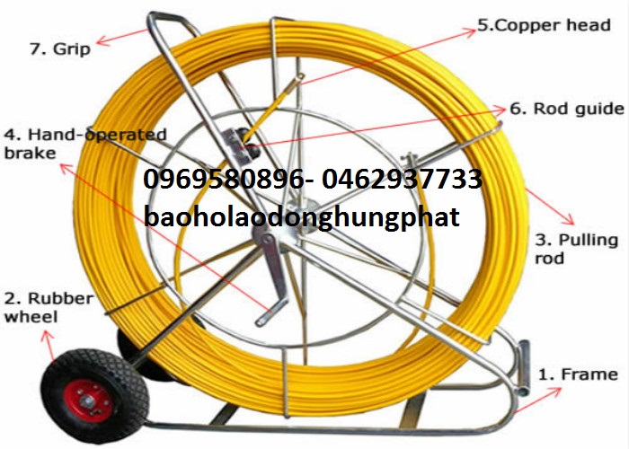 Ghi kéo cáp dài 200 m , ghi luồn cáp , dây kéo cáp 