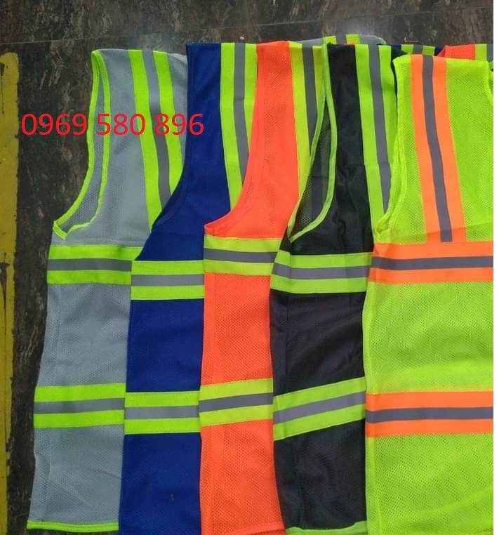Aó phản quang 3M màu cam 