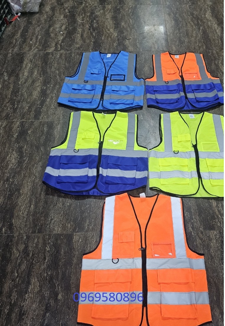 Aó phản quang 3M màu cam 