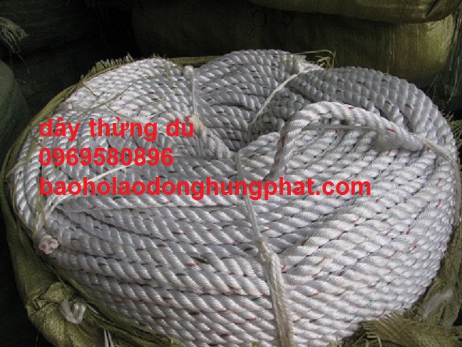 Dây thừng dù phi 16  màu trắng  Hàng Việt Nam sản xuất - giá siêu rẻ 