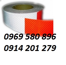 Dây phản quang trắng đỏ 3m dán xe , giá rẻ tai Hưng Thịnh Phát 