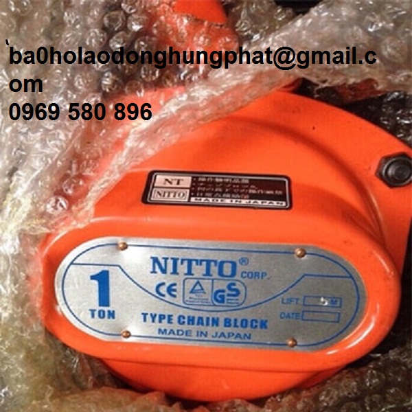 Plăng xích ni to 1 tấn  ( xích dài 5m ) - giá rẻ tại Hưng Thịnh Phát 