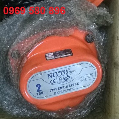 Pa lăng xích nitto  2 t x3m 