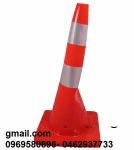 Cọc tiêu nhựa PVC  nhựa dẻo  đẹp kt:70 cm , nặng 2,3kg