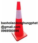 Cọc Tiêu PVC cao  90 cm size 36 x 36 cm  cân nặng 4,3kg